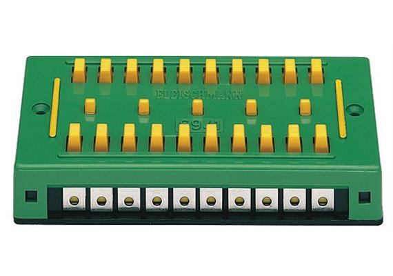 Fleischmann 6941 Klemmenplatte zur Kabelverlängerung für 10 Anschlüsse - H0, N