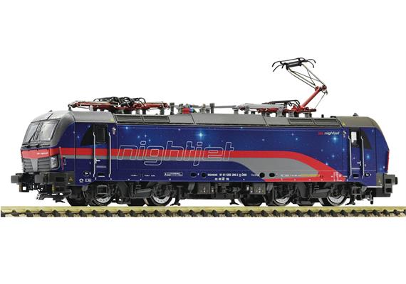 Fleischmann 739351 E-Lok 1293 200-2 „Nightjet“, ÖBB, DC, digital DCC mit Sound - N (1:160)