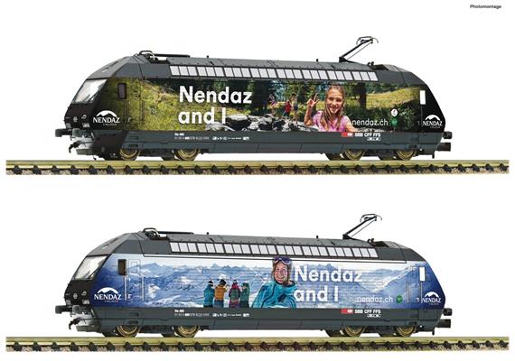 Fleischmann 7560053 SBB E-Lok 460 078-9 „Nendaz“, DC analog - N (1:160)