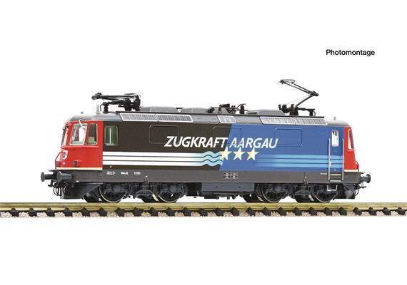 Fleischmann 7570077 SBB E-Lok Re 4/4 II 11181 „Zugkraft Aargau“, DC, digital/Sound - N