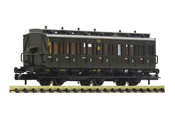 Fleischmann 807006 3-achsiger Abteilwagen 3. Klasse, DRG