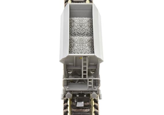 Fleischmann 830353 SBB Selbstentladewagen ohne Schwenkdach, Gattung Fcs, N (1:160) | Bild 5