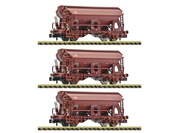 Fleischmann 830358 3-tlg. Set: Schwenkdachwagen, DB AG - N (1:160)