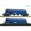 Fleischmann 849007 2-tlg. Set: Staubsilowagen, Ermewa - N (1:160)