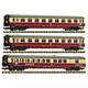 Fleischmann 881912 3tlg. Wagenset 2: Autoreisezug "Christoforus-Express" DB, N