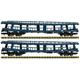 Fleischmann 881913 2-tlg. Set 3: Autoreisezug „Christoforus-Express“, DB, N