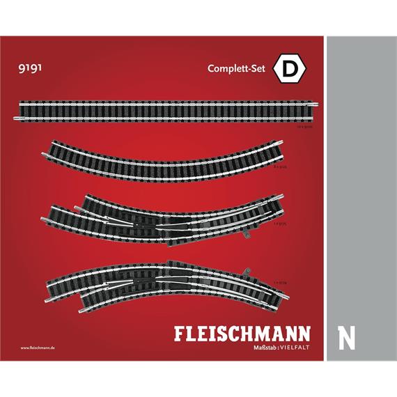Fleischmann 9191 Complett-Set D, Spur N