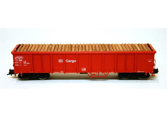 Fleischmann Hochbordwagen eanos mit Holzst. rot