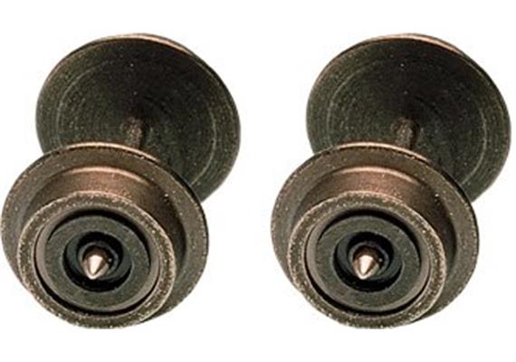 Fleischmann Radsatz 6 mm einseitig isoliert N