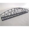 HACK 13320 Bogenbrücke 46 cm grau, B46 Fertigmodell aus Weissblech - H0 (1:87)