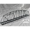 HACK 13450 Bogenbrücke 50 cm grau, B50 Fertigmodell aus Weissblech - H0 (1:87)