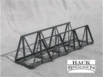 HACK 40050 Vorflutbrücke 7,5 cm VZ7 Fertigmodell aus Weissblech - Z (1:220)