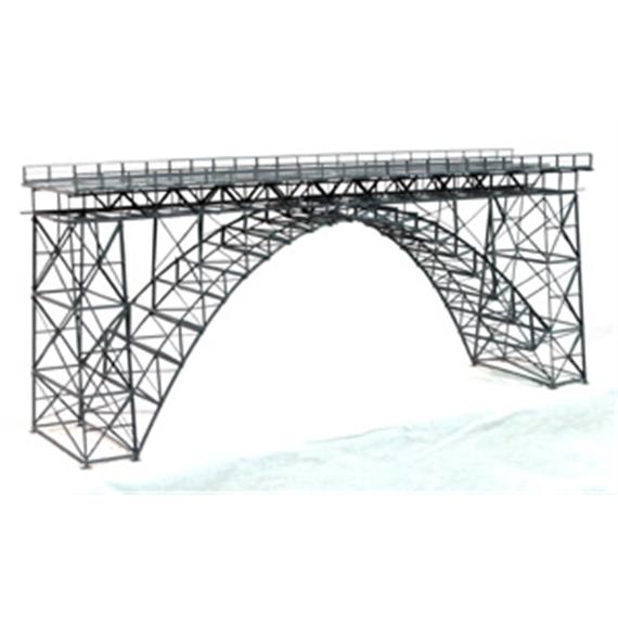 HACK 19010 H0 Hochbogenbrücke, Müngstener Brücke Mittelteil, 2-gleisig, 60 cm M60