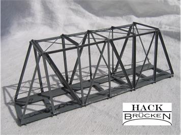 HACK 41050 Z Kastenbrücke 9,5 cm KZ9 Fertigmodell aus Weissblech