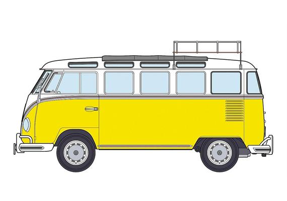 Hasegawa 20689 Volkswagen Type 2 mit Dachträger - Massstab 1:24 | Bild 1