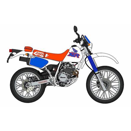 Hasegawa 621518 1/12 Honda Xlr250R - Massstab 1:12