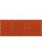 HEKI 1588 decovlies Blumendecor rot, 28 x 14 cm