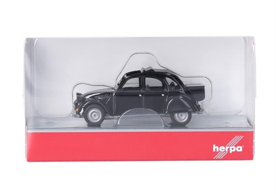 Herpa 027632-007 Citroën 2 CV mit Queue, schwarz - H0 (1:87) | Bild 5