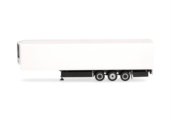 Herpa 077071 Krone E-Trailer Kühlkofferauflieger 3achs, weiss - H0 1:87 | Bild 4