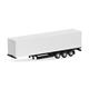Herpa 086158 Teileservice: Auflieger 3achs 40ft Container, 2 Stück - N (1:160)