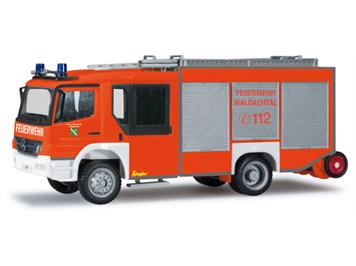 Herpa 091299 Mercedes-Benz Atego Ziegler Z-Cab LF 20 "Feuerwehr Waldachtal" HO