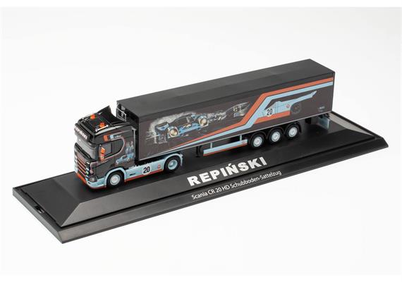 Herpa 122283 Scania CR 20 HD Schubboden-Sattelzug "Repinski / Le Mans" - H0 (1:87) | Bild 3
