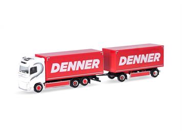 Herpa 317276 Volvo FH GL 2013 Koffer-Hängerzug "Sascha Berthold/Denner" - H0 (1:87)