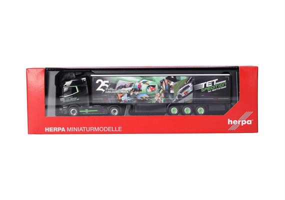 Herpa 318907 DAF XG+ Gardinenplanen-Sattelzug "TET/Jubiläum" - Massstab 1:87 | Bild 5