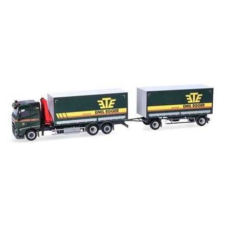 Herpa 320504 Volvo FH GL FD 2020 Planan Hängerzug "Emil Egger" - H0 (1:87)