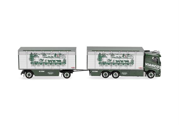 Herpa 320832 Volvo FH GL FD 2020 Viehtransporter-Hängerzug "Vianco - H0 (1:87) | Bild 3