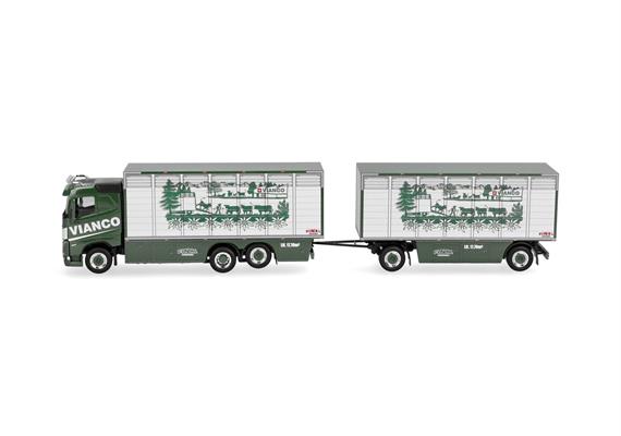 Herpa 320832 Volvo FH GL FD 2020 Viehtransporter-Hängerzug "Vianco - H0 (1:87) | Bild 4