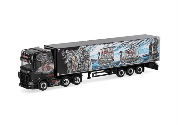 Herpa 321303 Scania CS 20 Hochdach Kühlkoffer-Sattelzug "Byrknes" - H0 (1:87) | Bild 1