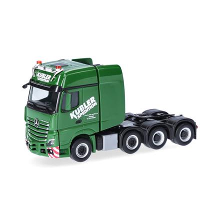 Herpa 321327 Mercedes-Benz Actros L Gigaspace Schwerlastzugmaschine 4achs "Kübler" - H0