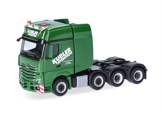 Herpa 321327 Mercedes-Benz Actros L Gigaspace Schwerlastzugmaschine 4achs "Kübler" - H0 | Bild 1