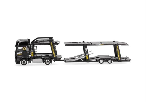 Herpa 321372 MB Actros L '18 Gigaspace Autotransporter-Hängerzug "Raven Logistic" - H0 | Bild 4