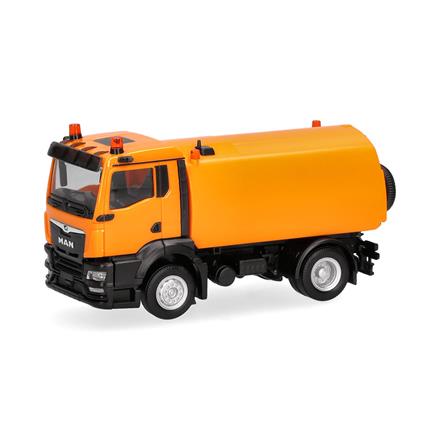 Herpa 321617 MAN TGS NN Kehrmaschine Kommunalorange - H0 (1:87)