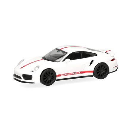 Herpa 420358-002 Porsche 911 (991) Turbo, carraraweiß - H0 (1:87)