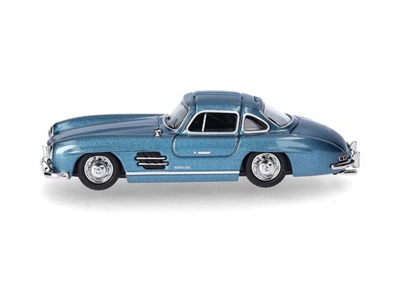 Herpa 430975-002 Mercedes-Benz 300 SL Flügeltürer, hellblau metallic - H0 1:87 | Bild 4