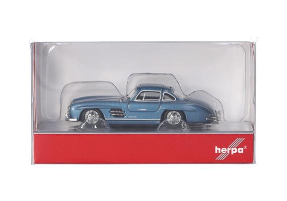 Herpa 430975-002 Mercedes-Benz 300 SL Flügeltürer, hellblau metallic - H0 1:87 | Bild 5