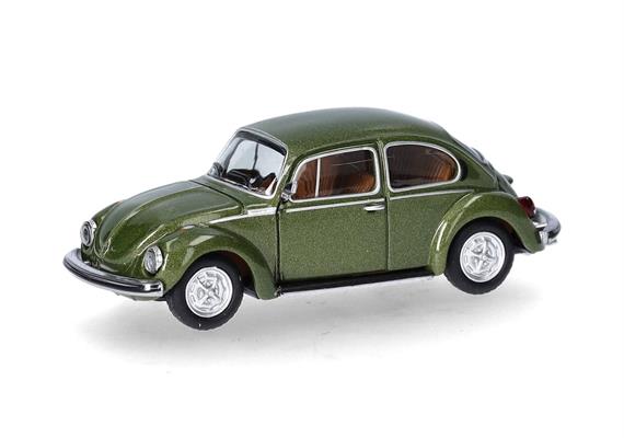 Herpa 430982-002 Volkswagen (VW) Käfer 1303, moos metallic - H0 1:87 | Bild 1