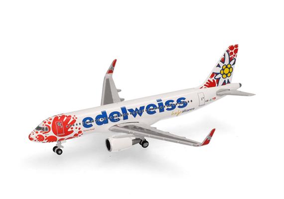 Herpa 537650 Edelweiss Air Airbus A320 “Help Alliance” – HB-JLT - Massstab 1:500 | Bild 4