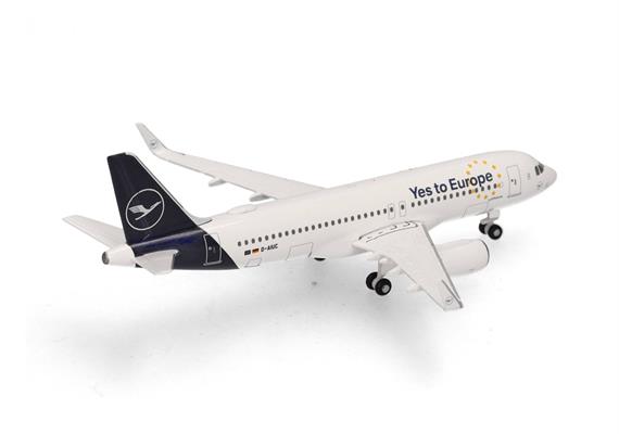 Herpa 538176 Lufthansa Airbus A320 "Yes to Europe" - D-AIUC - Massstab 1:500 | Bild 3