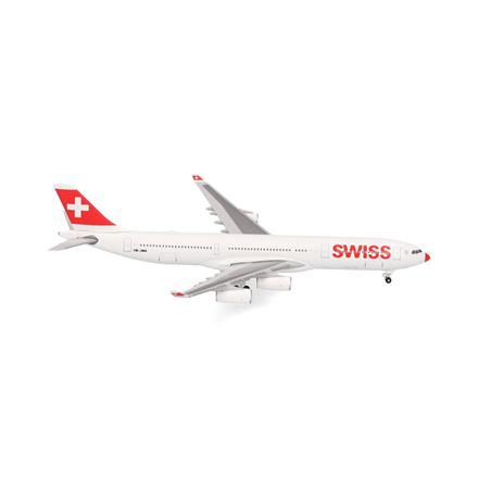 Herpa 538183 Swiss International Air Lines Airbus A340-300 - Massstab 1:500