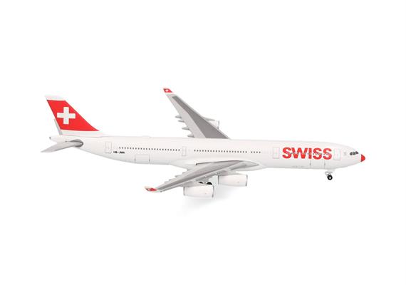 Herpa 538183 Swiss International Air Lines Airbus A340-300 - Massstab 1:500 | Bild 1