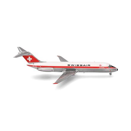 Herpa 573344 Swissair Douglas DC-9-30F HB-IFW Payerne - Massstab 1:200