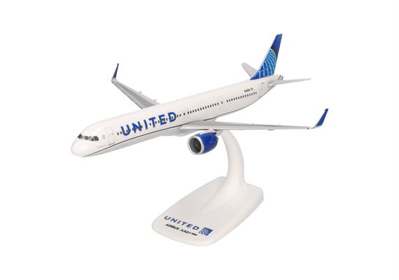 Herpa 614351 United Airlines Airbus A321neo - N44501 - Massstab 1:200