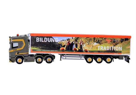 Herpa 925396 Scania CR 20 Hochdach Schubboden-Sattelzug "Dornbierer" (CH) - H0 (1:87)