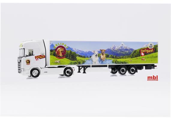 Herpa 950848 Scania CS 20 Kühlkoffer-Sattelzug "Delipet AG / Lady Sina" - H0 (1:87) | Bild 2