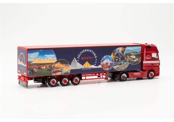 Herpa 953474 Mercedes-Benz Actros '18 Gigaspace Gardinenplanensattelzug Circus Monti - H0 | Bild 2