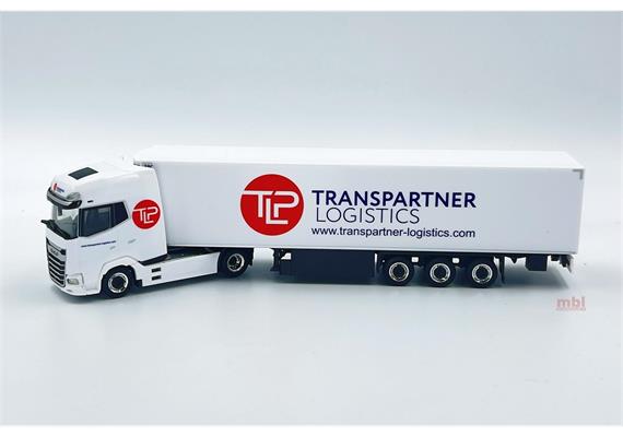 Herpa 957069 LKW DAF XG+Kühlkoffer-Sattelzug Transpartner Logistics - H0 (1:87) | Bild 1